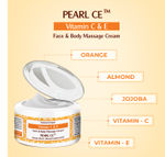 Buy Passion Indulge PEARL-CE MASSAGE CREAM |Orange Massage Cream Vitamin C + E| -250gm - Purplle