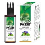 Buy Passion Indulge Natural Neuropassit NTstress Hair fall control & Cooling oil, Reduce Stress & Anxiety | Anti Dandruff | Promote Good Sleep | Natural & Vegan | All Hair Type - 100 ml - Purplle
