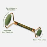 Buy Be Soulfull Jade Stone Texture Refining Kit | Natural Pink Stone Gua Sha & Face Roller | Improves blood circulation, skin texture & reduces fine lines | 2 face massaging tools- For both men & women - 2 PCs - Purplle
