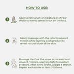 Buy Be Soulfull Jade Stone Texture Refining Kit | Natural Pink Stone Gua Sha & Face Roller | Improves blood circulation, skin texture & reduces fine lines | 2 face massaging tools- For both men & women - 2 PCs - Purplle