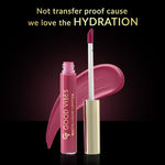 Buy Good Vibes HydraGlow Matte Liquid Lipstick| Jojoba & Vitamin E| Pink Feather (P6) - (5.2 ml) - Purplle