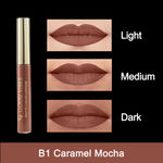 Buy Good Vibes HydraGlow Matte Liquid Lipstick| Jojoba & Vitamin E| Caramel Mocha (B1) - (5.2ml) - Purplle