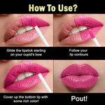Buy Good Vibes HydraGlow Matte Liquid Lipstick| Jojoba & Vitamin E| Fuchsia Pink (P2) - (5.2 ml) - Purplle