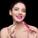 Buy Good Vibes HydraGlow Matte Liquid Lipstick| Jojoba & Vitamin E| Fuchsia Pink (P2) - (5.2 ml) - Purplle