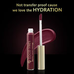 Buy Good Vibes HydraGlow Matte Liquid Lipstick| Jojoba & Vitamin E| Royal Wine (R3) - (5.2ml) - Purplle
