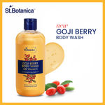 Buy St.Botanica Goji Berry Body Wash, 300ml with Antioxidant-Rich Goji Berry, Vitamin C & Dragonfruit - Purplle