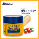 Buy St.Botanica Goji Berry Clay Mask, 100 gm | Infused with Goji Berry, Vitamin C & Dragonfruit - Purplle
