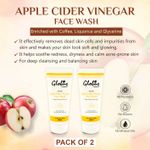 Buy Globus Naturals Apple Cider Vinegar Face Wash 100 Ml (Pack Of 2) - Purplle
