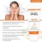 Buy Globus Naturals Papaya Brightening Face Wash, 100Gm (Pack Of 4) - Purplle