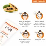 Buy Globus Naturals Papaya Brightening Face Wash, 100Gm (Pack Of 4) - Purplle