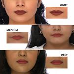 Buy Plum Twist & Go Matte Lipstick | Ceramides + Hyaluronic Acid | Airbrushed Finish | Long Lasting | 100% Vegan & Cruelty-Free | Crimson Side - 128(Warm Brown Pink) - Purplle