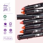 Buy Plum Twist & Go Matte Lipstick | Ceramides + Hyaluronic Acid | Airbrushed Finish | Long Lasting | 100% Vegan & Cruelty-Free | Crimson Side - 128(Warm Brown Pink) - Purplle