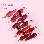 Buy Plum Twist & Go Matte Lipstick | Ceramides + Hyaluronic Acid | Airbrushed Finish | Long Lasting | 100% Vegan & Cruelty-Free | Double Truffle - 129 (Warm Brown) - Purplle