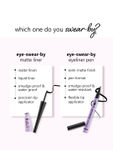 Buy Plum Eye-Swear-By Matte Liner | Water-Proof | Quick Drying | 100% Vegan & Cruelty Free | 08 Brown Around - Purplle