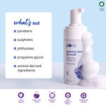 Buy Plum 1% Encapsulated Salicylic Acid AHA Foaming Face Wash - Anti-Acne, Smoothens Skin & Controls Oil 110ml - Purplle