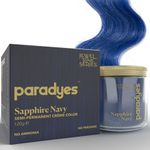 Buy Paradyes Ammonia Free Sapphire Navy Semi-Permanent Hair Color (120 g) - Purplle