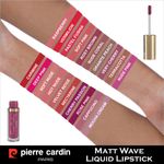 Buy Pierre Cardin Paris - Matt Wave Liquid Lipstick Ultra Long Lasting 514-Very Cherry - Purplle