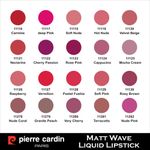 Buy Pierre Cardin Paris - Matt Wave Liquid Lipstick Ultra Long Lasting 514-Very Cherry - Purplle