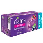 Buy Fiama Gel Bar Blackcurrant And Bearberry, With Skin Conditioners For Moisturized, 750 gm (125g - Pack of 6), Soap for Women & Men, For All Skin Types - Purplle