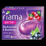 Buy Fiama Gel Bar Blackcurrant And Bearberry, With Skin Conditioners For Moisturized, 750g (125g - Pack of 6), Soap for Women & Men, For All Skin Types - Purplle