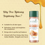 Buy Biotique Honey Water Pore Tightening Brightening Toner (120 ml) - Purplle