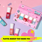 Buy MyGlamm POPXO MINI NAIL KIT - VACAY-Bloody Mary, Perfect Peach, Beach Please, Pink - nic, Sea Ya (15 ml) - Purplle
