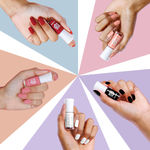Buy MyGlamm POPXO MINI NAIL KIT - BESTIE-Pretty Peach, Old S-cool, Cherry-ish You, Midnight Bae, Buddy Forever (15 ml) - Purplle