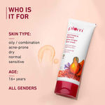 Buy Plum Saffron & Papaya Glow Bright Gel Face Wash For Daily Use, Fights Dull Skin, Gentle & Non-Drying 100 ml - Purplle