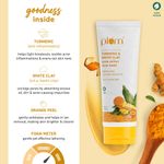 Buy Plum Turmeric & White Clay Acne Action Face Wash | Fights Acne & Controls Excess Oil | With Turmeric, White Clay & Orange Peel | Non-Drying, Clay-Based, Sulphate-Free Face Wash | 100% Vegan - Purplle