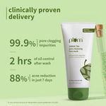Buy Plum Green Tea Pore Cleansing Face Wash | Fights Pimples & Removes Excess Oil |Green Tea & Glycolic Acid | Best Suits Oily, Acne-Prone, Combination Skin | 100% Vegan | 50 ml - Purplle