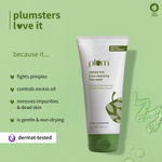 Buy Plum Green Tea Pore Cleansing Face Wash | Fights Pimples & Removes Excess Oil |Green Tea & Glycolic Acid | Best Suits Oily, Acne-Prone, Combination Skin | 100% Vegan | 50 ml - Purplle