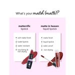 Buy Plum Matterrific Lipstick | Highly Pigmented | Nourishing & Non-Drying | 100% Vegan & Cruelty Free | Truth Or Bare - 131 (Mauve Nude) - Purplle