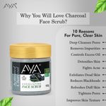 Buy AYA Activated Charcoal Exfoliating Face Scrub, 100 ml | No Paraben, No Silicone, No Sulphate | - Purplle