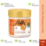 Buy AYA Apricot Exfoliating Face Scrub, 100 ml | No Paraben, No Silicone, No Sulphate | - Purplle