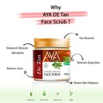 Buy AYA Detan Exfoliating Face Scrub, 100 ml | No Paraben, No Silicone, No Sulphate | - Purplle