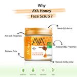 Buy AYA Honey Exfoliating Face Scrub, 100 ml | No Paraben, No Silicone, No Sulphate | - Purplle