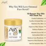Buy AYA Oatmeal Exfoliating Face Scrub, 100 ml | No Paraben, No Silicone, No Sulphate | - Purplle