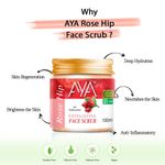 Buy AYA Rosehip Exfoliating Face Scrub, 100 ml | No Paraben, No Silicone, No Sulphate | - Purplle