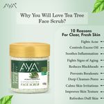 Buy AYA Australian Tea Tree Exfoliating Face Scrub, 100 ml | No Paraben, No Silicone, No Sulphate | - Purplle
