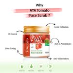 Buy AYA Tomato Exfoliating Face Scrub, 100 ml | No Paraben, No Silicone, No Sulphate | - Purplle