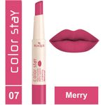 Buy bq BLAQUE Color Stay Long Lasting Matte Lipstick, Shade # 07 Merry Pink - Purplle