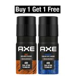 Buy Axe Recharge Midnight and 24x7 Long Lasting Deodorant Bodyspray For Men, 300 ml (Buy 1 Get 1 Free) - Purplle