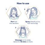 Buy Dove Hair Therapy Dry Scalp Care Moisturizing Leave-on Solution, Sulphate Free, No Parabens & Dyes, With Niacinamide to relieve scalp dryness for smooth hair, 100 ml - Purplle