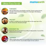 Buy Mamaearth Ubtan Scrub For Face with Turmeric & Walnut for Tan Removal (100 g) - Purplle