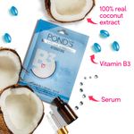 Buy POND'S Hydrating Dewy Radiant Skin, With 100% Natural Coconut Water & Vitamin B3 Sheet Mask, 25 ml - Purplle