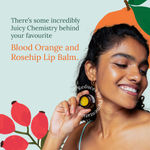 Buy Juicy Chemistry Organic Lip Balm Fortified with Blood Orange & Rosehip, 5 gm | Deeply Moisturising & Brightening Lip Care | 100% Natural | Certified Organic & Cruelty-Free - Purplle