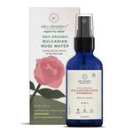 Buy Juicy Chemistry Bulgarian Rose Water Face Toner for Glowing, Brighter and Hydrated Skin - Made with Bulgarian Damask Roses, 110 ml - Clinically Tested & 100% Certified Organic (Mist Spray) - Purplle