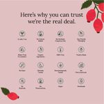 Buy Juicy Chemistry Rosehip Seed Oil, 30ml, Pro-Vitamin A Rich 100% Certified Organic Cold Pressed Carrier Oil for Face, Oil for Curly Hair, Body Oil for Women and Men (Vegan) - Purplle