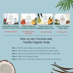 Buy Juicy Chemistry Coconut and Vanilla Deep Conditioning Bar - 100 gm, - Certified Organic Cold Processed Soap For Women & Men, Vegan & Cruelty free - Purplle