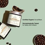 Buy Juicy Chemistry Hazelnut, Coffee & Chocolate Coffee Face Scrub for Dry Skin 75 gm - Certified Organic Scrub for Glowing Skin, for Men & Women - Purplle